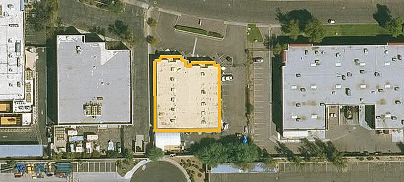 Manufacturing Building with Fenced Yard