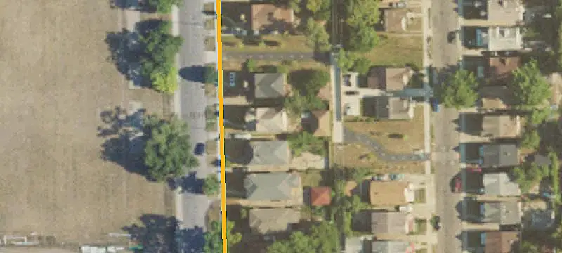Split-Level Duplex with Three-Car Garage