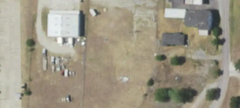Gas Station with Additional Buildings
