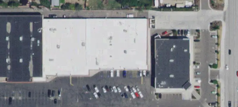 Shopping Center with Roll-Up Doors