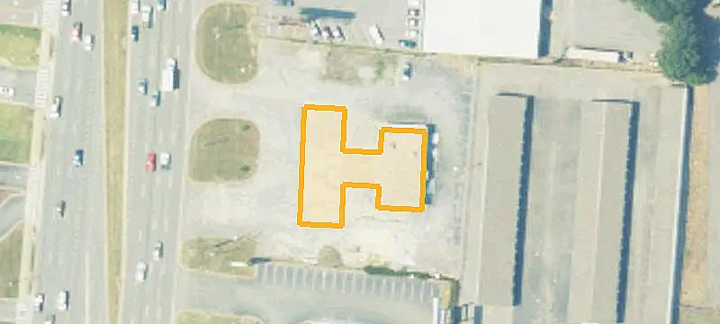 Vacant Gas Station with Store Space