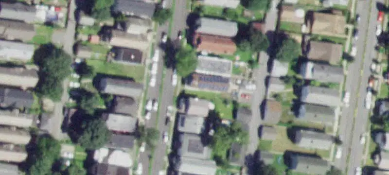 Duplex with Solar Panels