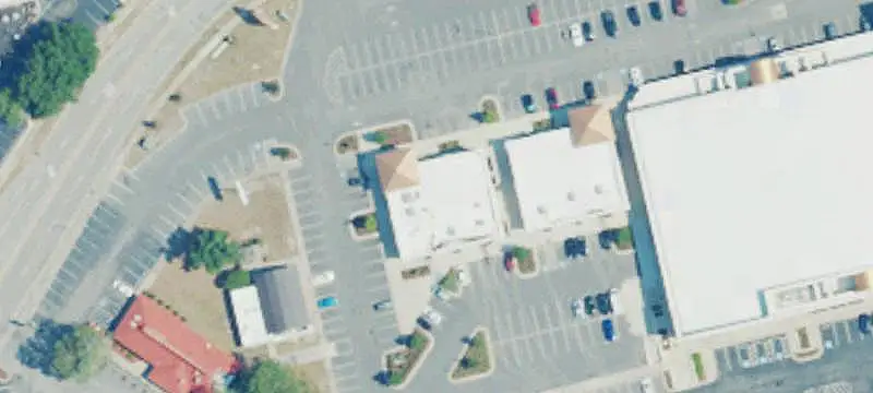 Shopping Center Along Retail Corridor
