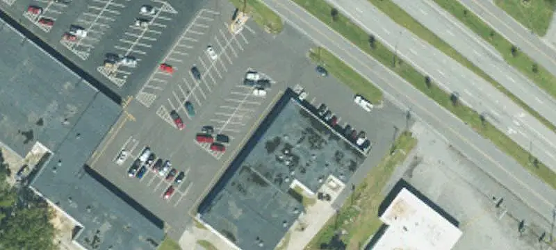 Inline Shopping Center Near Cherry Point
