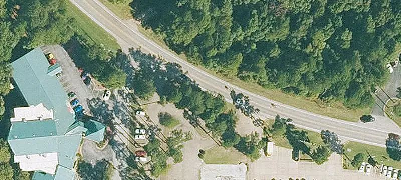 Hotel with Parking Lot