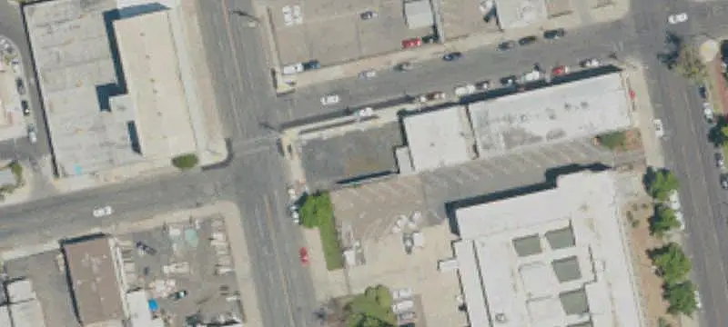 Paved Fenced Auto Sales Lot