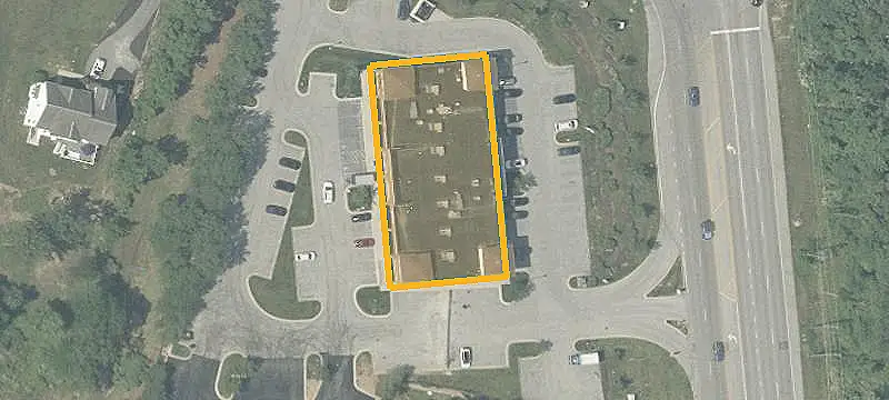 Signalized Corner Shopping Center