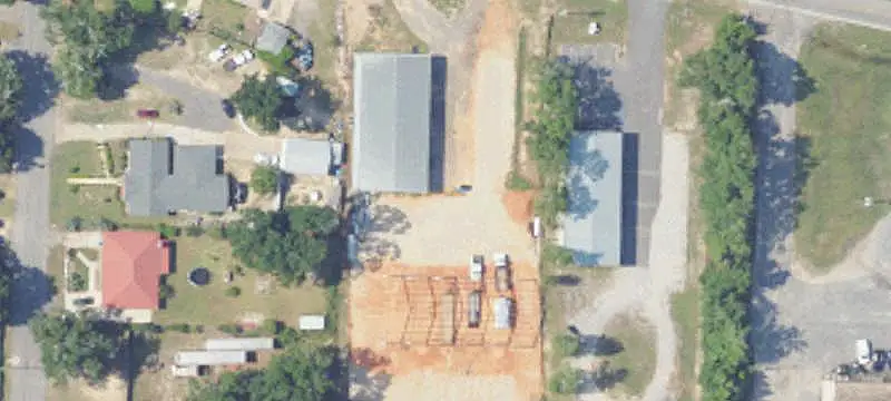 Metal Flex Building with Truck Turnaround
