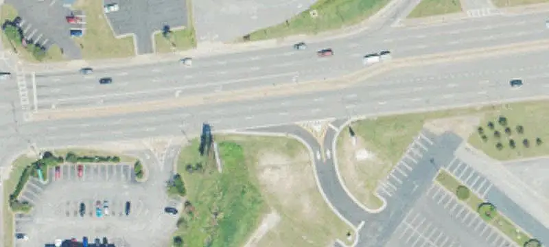 Vacant Shopping Center with Strip Center