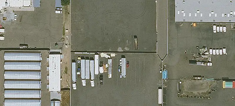 Fenced Industrial Land