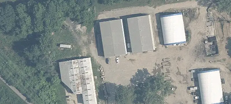 Warehouse with Crane System