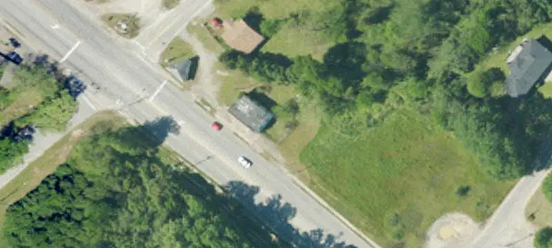 Corner Commercial Land With Improvements