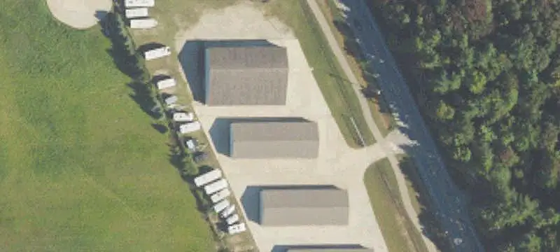 Warehouse Unit with Garage Door