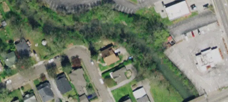 Brick Duplex with Garages