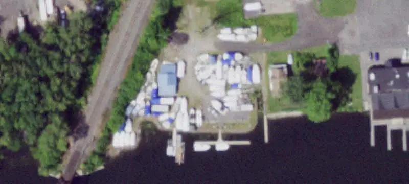 Waterfront Marina with Cement Docks