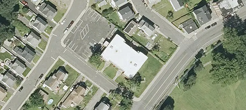 School Building with Classrooms