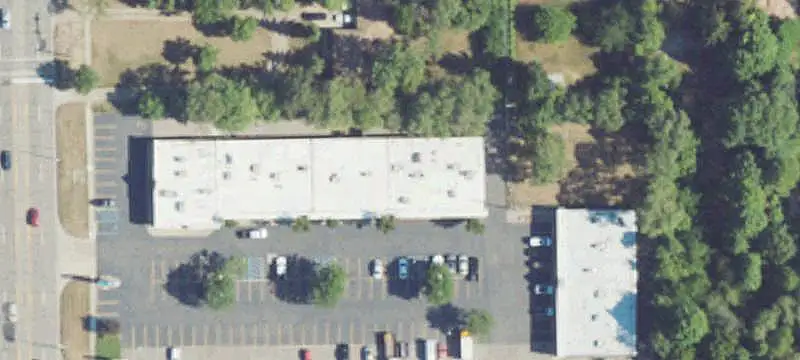 Strip Mall with Monument Signage
