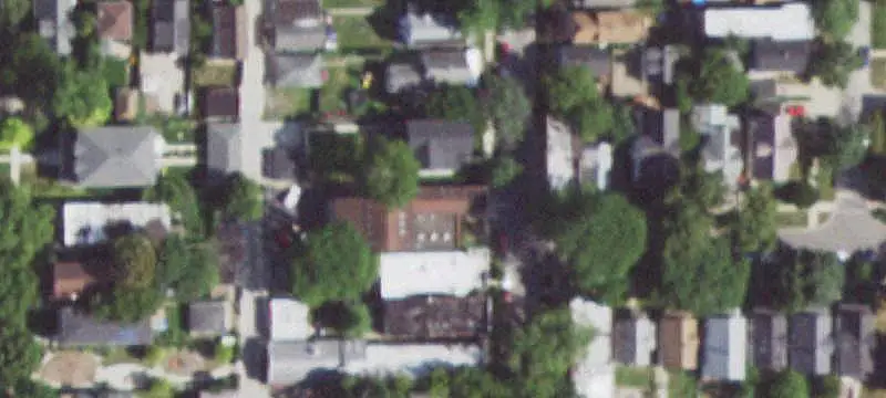 Brick Mixed-Use Building with Garages