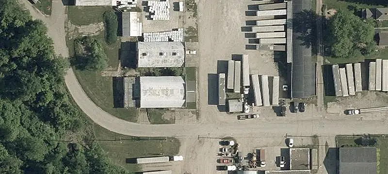Fenced Industrial Compound