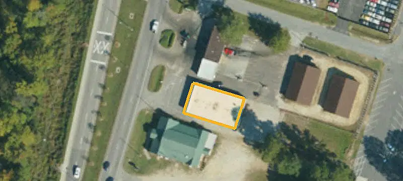 Office Building with Car Wash