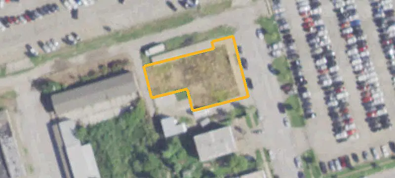 Corner Commercial Land with Warehouse