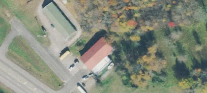 Warehouse with Garage Door