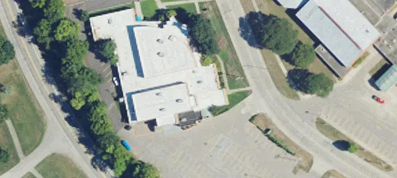 School Building with Classrooms