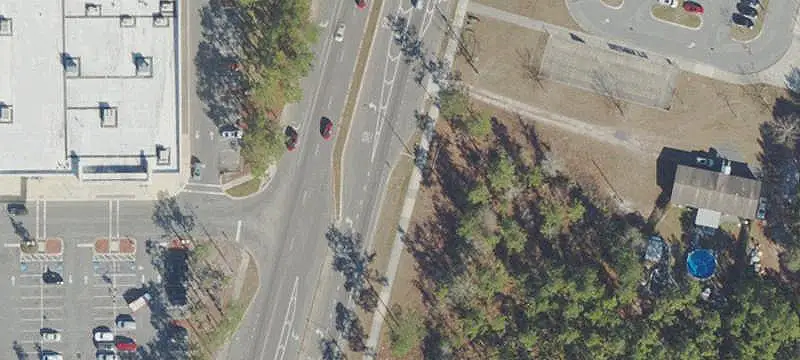 Signalized Intersection Commercial Land