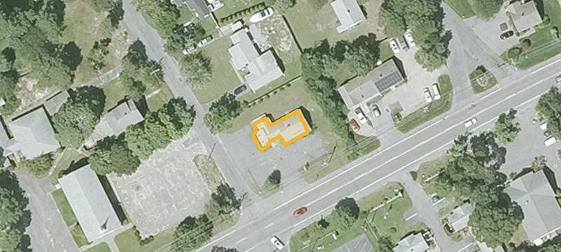 Office Building with Paved Parking