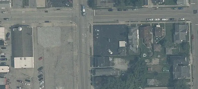 Automotive Property with Brick Building