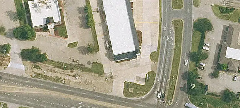 Renovated Shopping Center with Signage