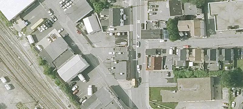 Updated Mixed-Use Retail Building