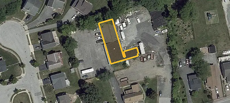 Manufacturing Property with Fenced Yard