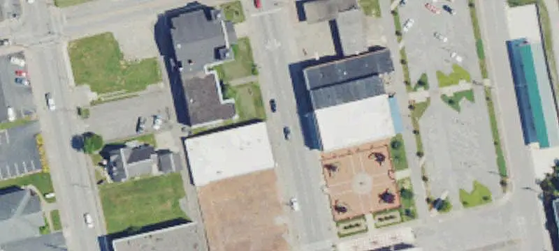 Two-Story Downtown Storefront Building