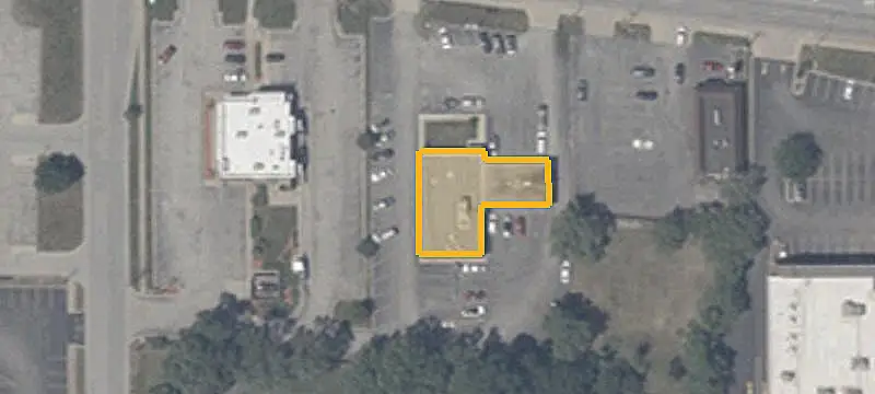 Freestanding Bank Building with Drive-Through