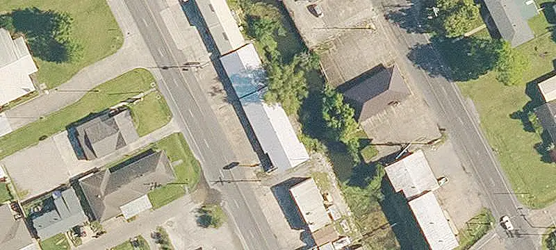 Storefront Building With Attached Garage