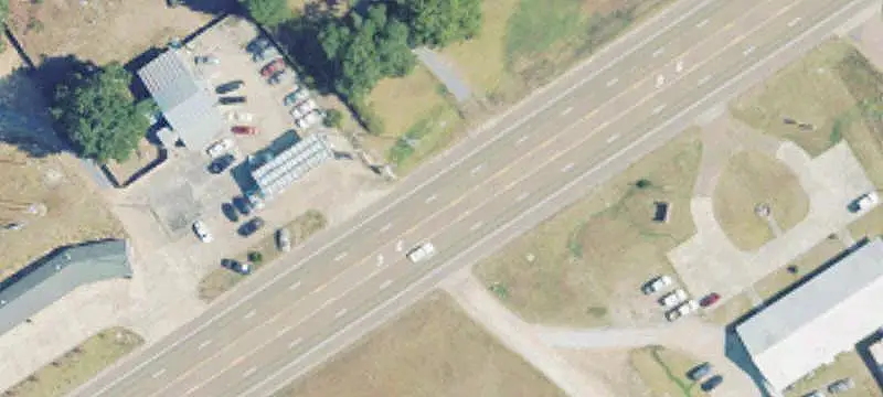 Retail Building Along Four-Lane Highway