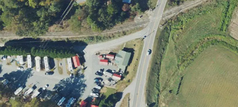 Campground With RV Sites And Cabins