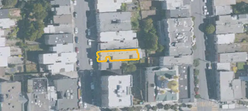 Vacant Mid-Century Apartment Building