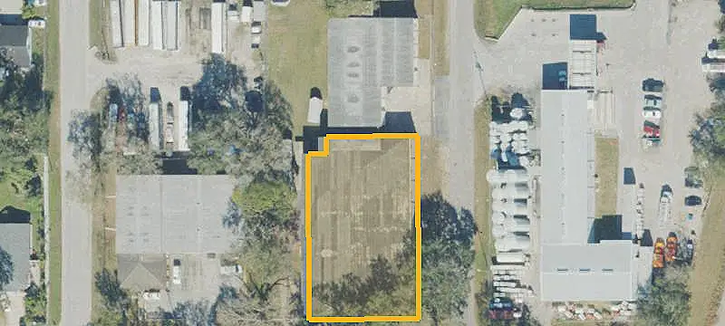 Fenced Industrial Property