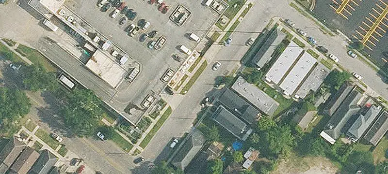 School Facility with Fenced Yards