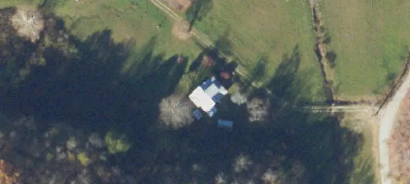 Farm with Barns and Pond