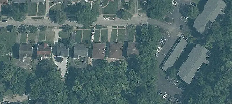 Brick Quadplex with Four One-Bedroom Units