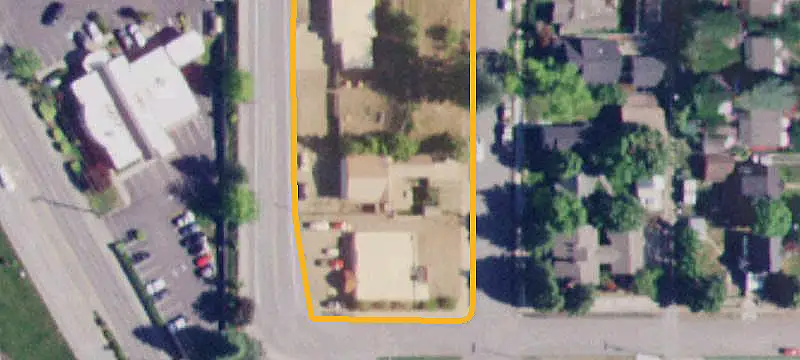 Mixed-Use Development Site with Existing Buildings