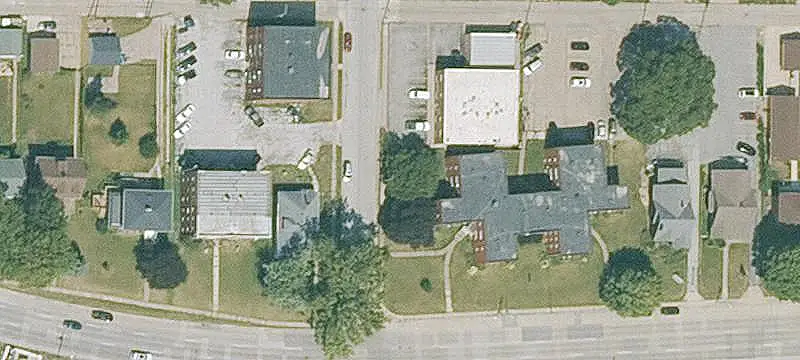 Brick Mixed-Use Building