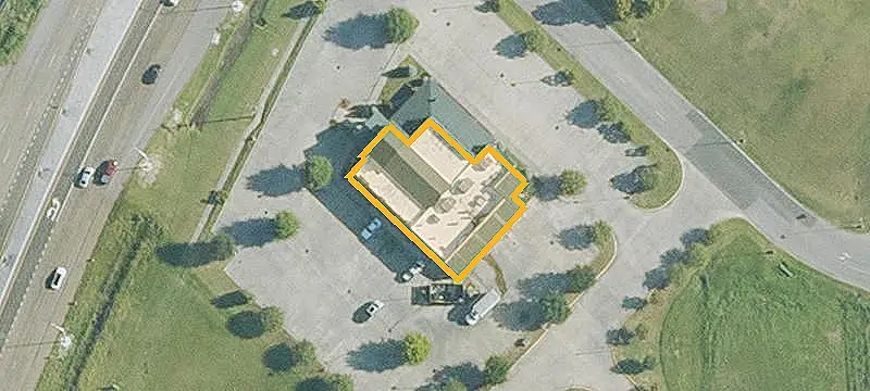 Newly Constructed Restaurant Building