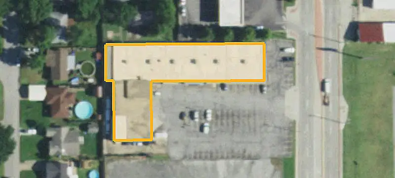 Paved and Fenced Land
