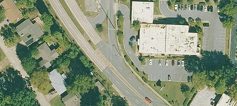Signalized Shopping Center