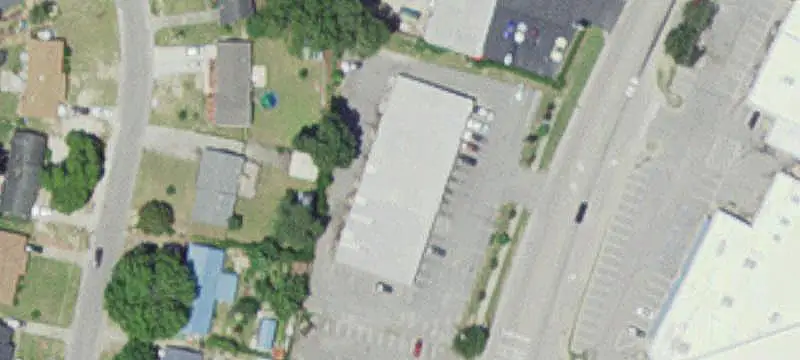 Strip Mall with Limited Commercial Zoning