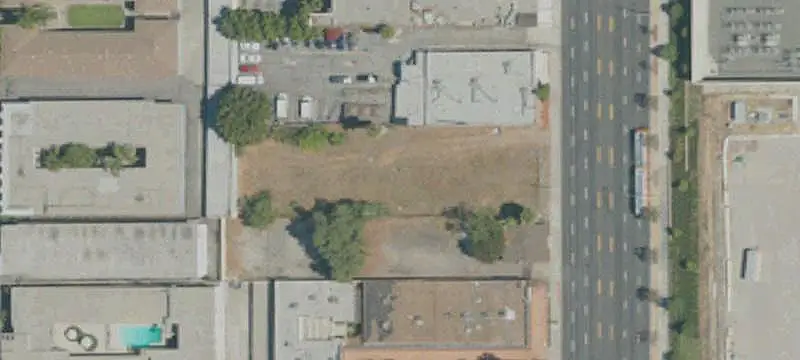 Paved Parking Lot with EV Charging
